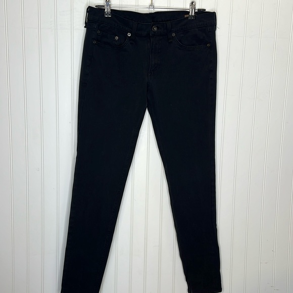 Rag & Bone Black Skinny Stretch Jeans Size 30 - Picture 1 of 11
